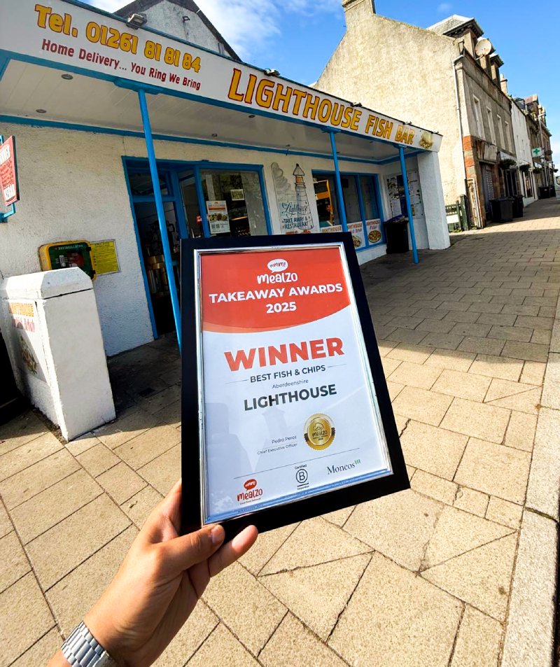 mealzo awards 2025 LightHouse Fish Bar Banff 